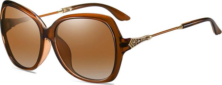 Techsuit - Sunglasses Polarized (8881) - for Women with UV Protection, PC - Brown