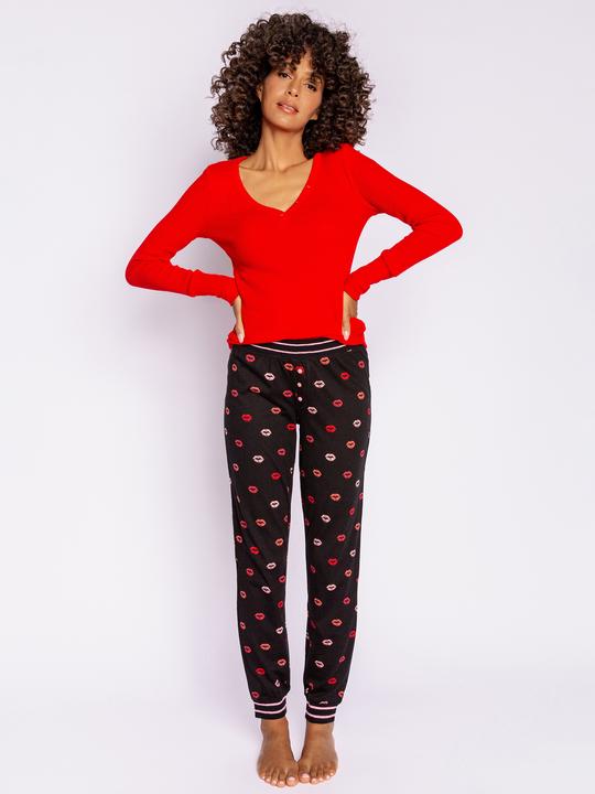 Actual product image Pj Salvage Pyjama bottom "Be mine" black/small patterned (XS)
