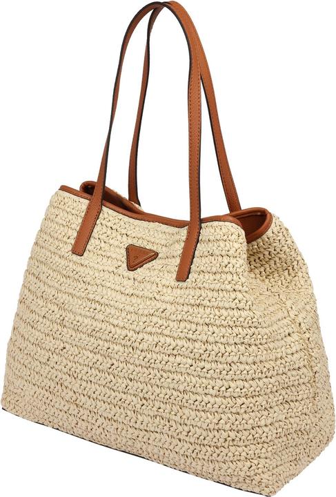 Immagine prodotto Guess Vikky, Textile Handbag, Large Tote, Natural / Cognac, 205222, 50 x 3