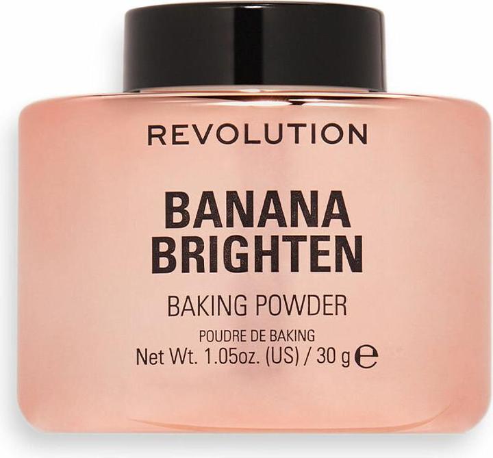 Image du produit Makeup Revolution Banana Brighten Loose Baking Powder Illuminating Loose Face Powder 30G