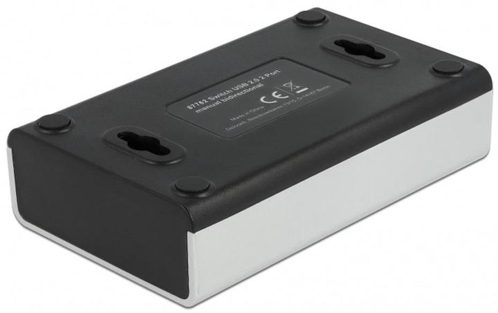 Actual product image Delock Switch USB 2.0 with 1 x Type-B socket to 4 x Type-A socket manual bidirectional (USB-A, 4 Ports)