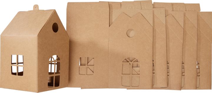 Actual product image Folia Kraft cardboard "little box", 110 x 110 x 190 mm (350 g/m², 1 x)