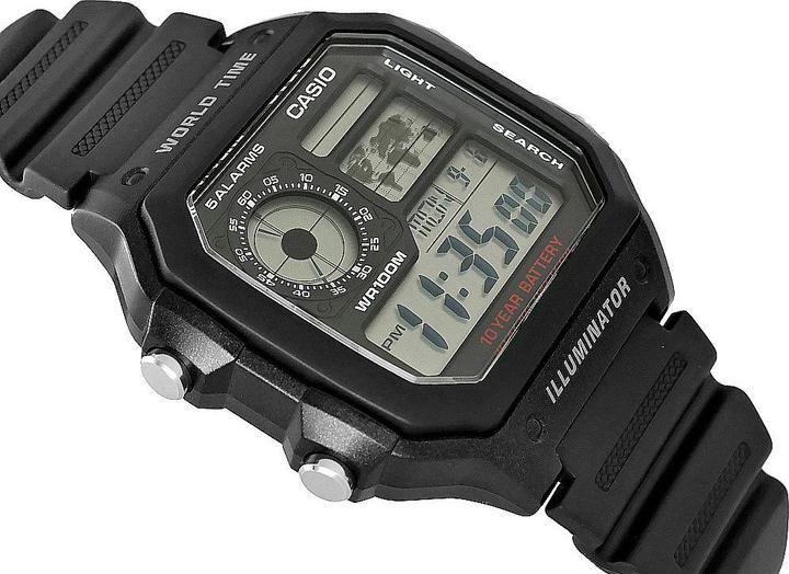 Image du produit Casio Ae-1200wh-1avef (Montre numérique, 45 mm)
