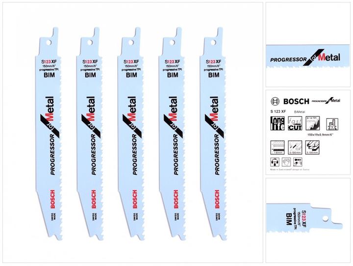 Actual product image Bosch Professional Zubehör Sabre saw blade S 123 XF, Progr
