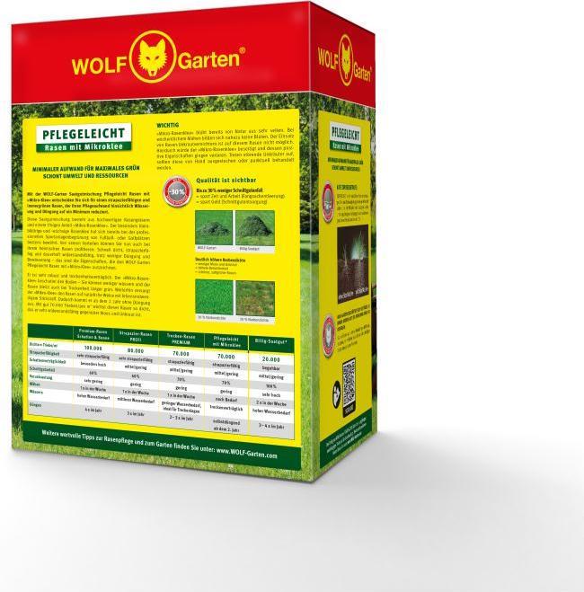 Produktbild Wolf-Garten Rasen mit Mikroklee L-MI 50 (Rasensamen)