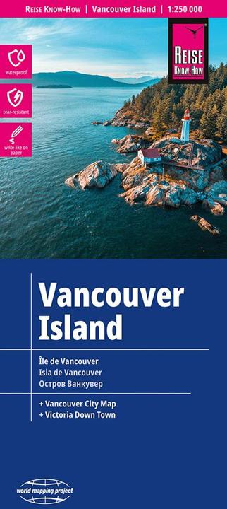 Produktbild Landkarte Vancouver Island (1:250.000)