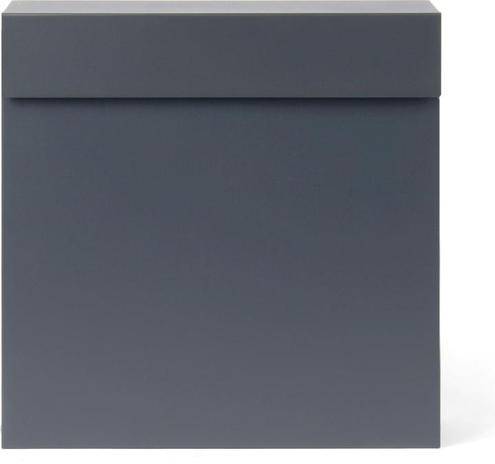 Produktbild Wiltec Briefkasten V49 Anthrazit 370x105x370mm Schloss Zeitung pulverbeschichtet