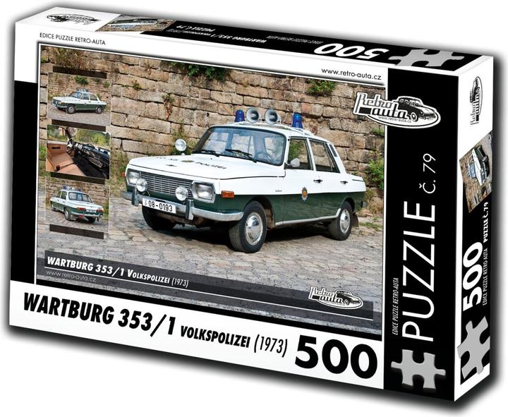 Produktbild Retro-auta Puzzle Nr. 79 Wartburg 353,1 Volkspolizei (1973) 500 Teile (500 Teile)