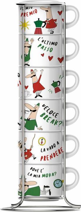 Immagine prodotto Bialetti Set di 6 tazze da caffè espresso (65 ml, 6 x)