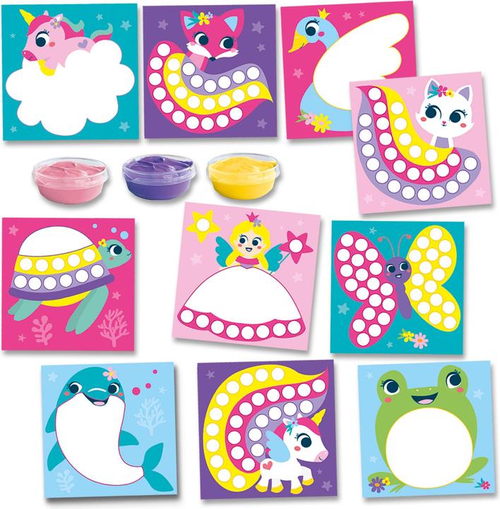 Actual product image Ses My first - Fingerprint paint fantasy figures