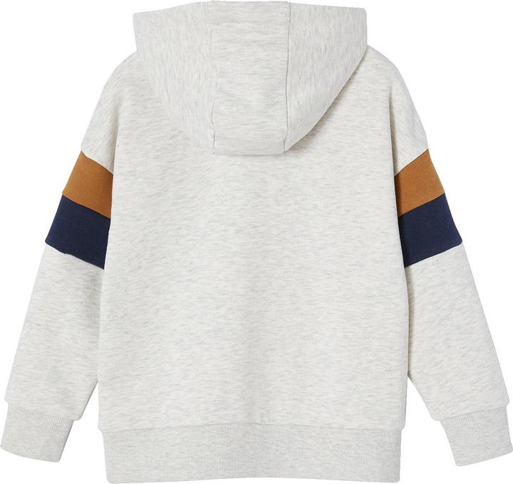 Produktbild Vertbaudet Jungen Kapuzensweatshirt mit Colorblock-Ärmeln Oeko-Tex (86)