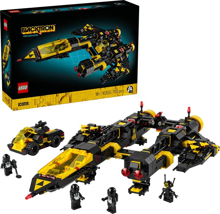 Image du produit LEGO Blacktron Renegade (10355, LEGO Icons, LEGO difficiles à trouver)
