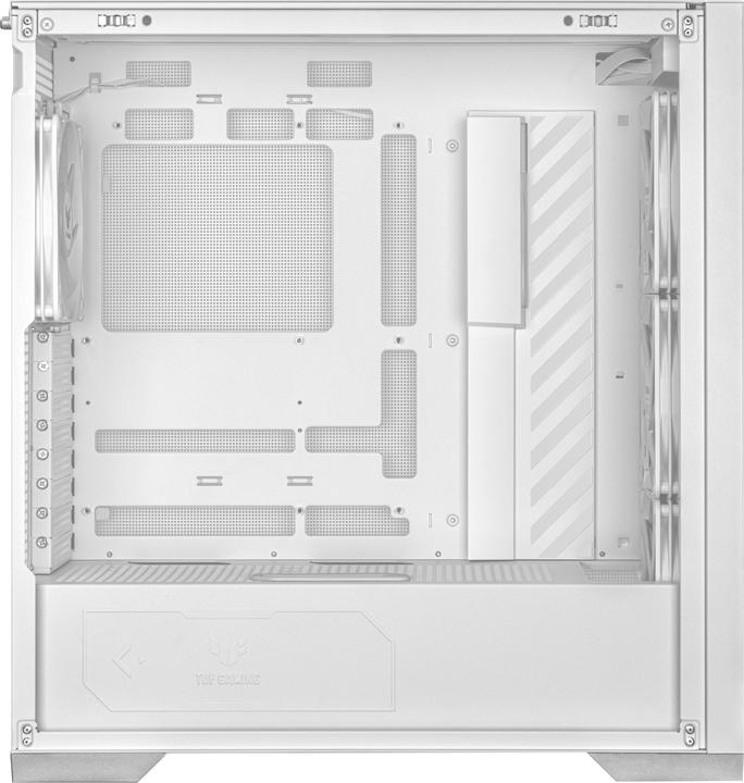 Actual product image ASUS TUF Gaming GT302 TG ARGB White (mATX, Mini-ITX, ATX)