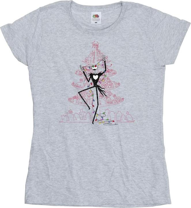 Disney The Nightmare Before Christmas Tree Pink TShirt (XL)