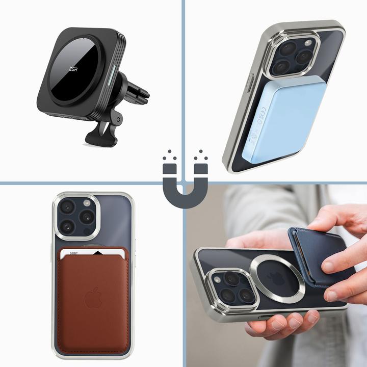 Actual product image Avizar Chrome Mobile Phone Cover Series (Apple iPhone 15 Pro)