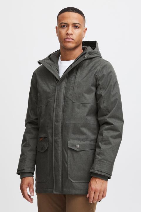 Immagine prodotto Solid Bello Giacca Lunga Invernale Giubbotto Parka All'Esterna Da Uomo Con Cappuccio (M)