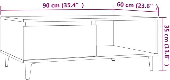 Produktbild VidaXL Berki (90 x 60 x 35 cm)