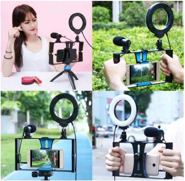 Actual product image Puluz 4 in 1 Vlogging Selfie (Ring light)
