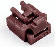 Actual product image Smart Keeper Basic RJ45 Port Blocker brown 100 pcs.