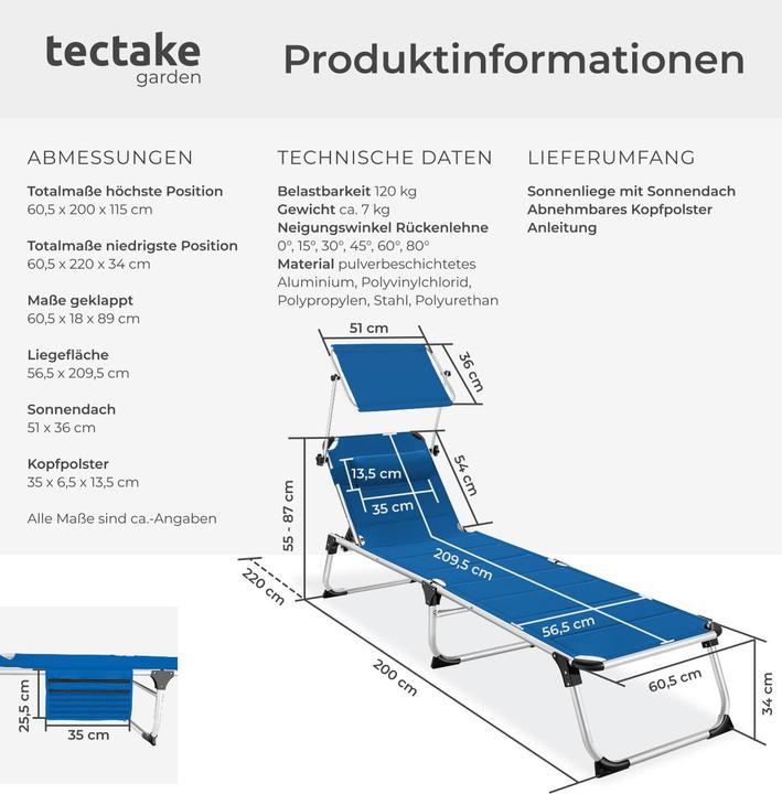 Immagine prodotto tectake Lorella (200 cm)
