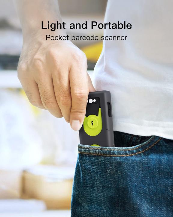 Actual product image Inateck Barcodescanner 42 green (BCST-42 green) (2D barcodes, 1D barcodes)