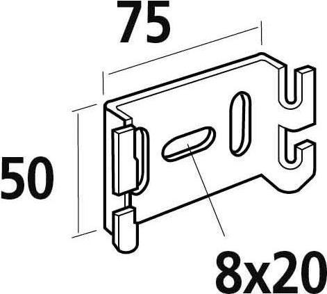 Image du produit Legrand CONSOLE CM50 V2A 586068 CM50 V2A ** en acier inoxydable V2A (1.4301)