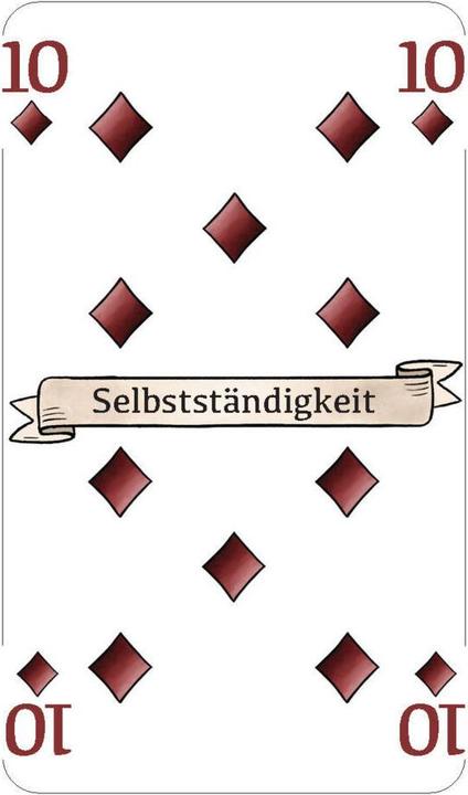 Energie-Label Wahrsagen mit Skatkarten (Deutsch)