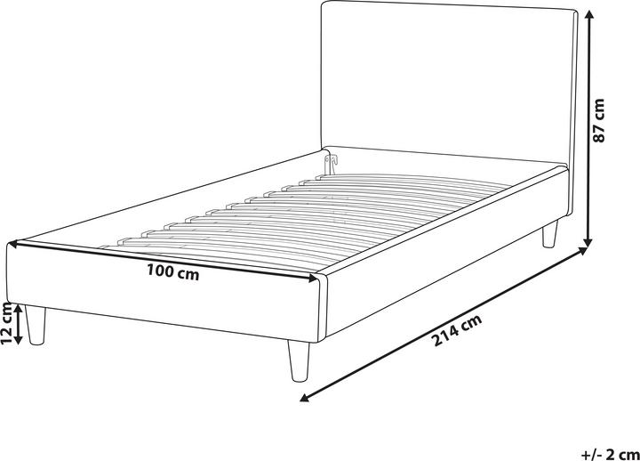 Actual product image Beliani Fitou (90 x 200 cm)