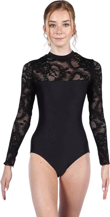 Produktbild Sansha Langarm Tanzbody mit Spitzen (L)