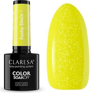 Produktbild Claresa Soak Off Uv Led Funky Disco Hybrid Nagellack 1.5g (Funky Disco, UV-Gel Lack)