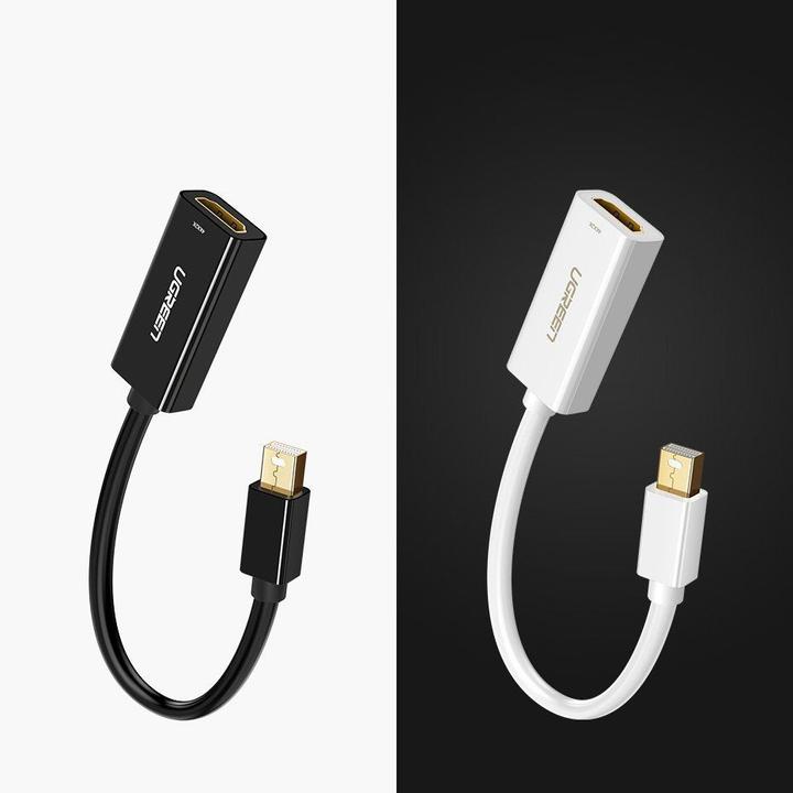 Produktbild Ugreen Mini Display Port zu HDMI Adapter Konverter 1080P (Mini DP, HDMI, 25 cm)