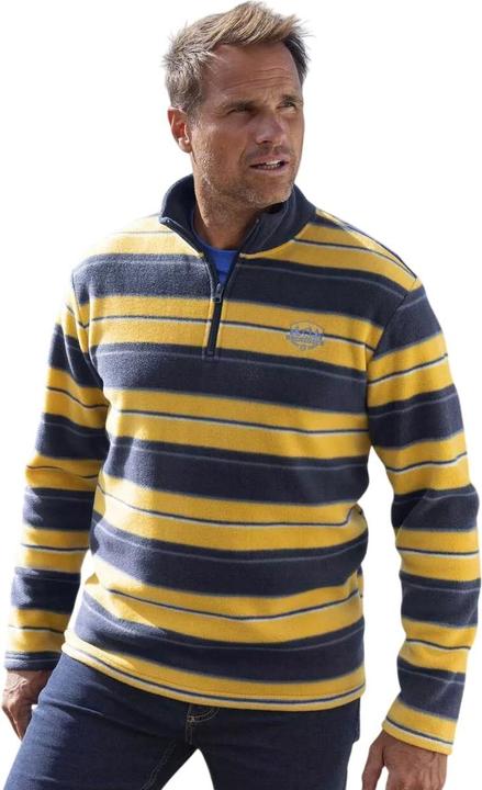 Actual product image Atlas For Men Mens Striped Microfleece Jumper (L)