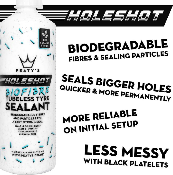 Nährwerte und Zutaten Peaty's Holeshot Biofiber