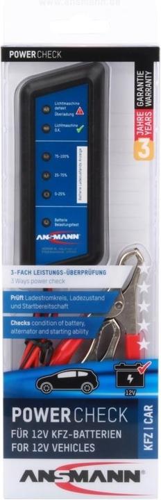 Produktbild Ansmann Batterietester Kfz-Power Check
