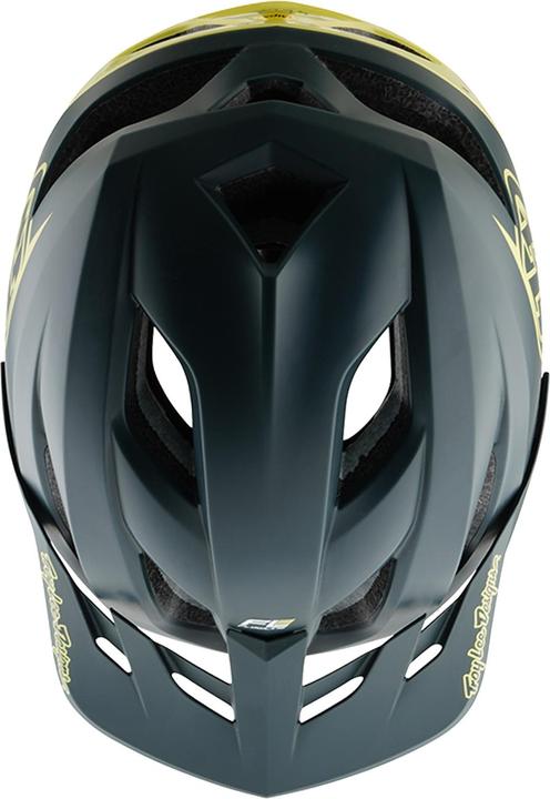 Actual product image Troy Lee Designs Flowline SE MIPS Helmet, Badge, gray/glo yellow, XS/S | 53-56cm