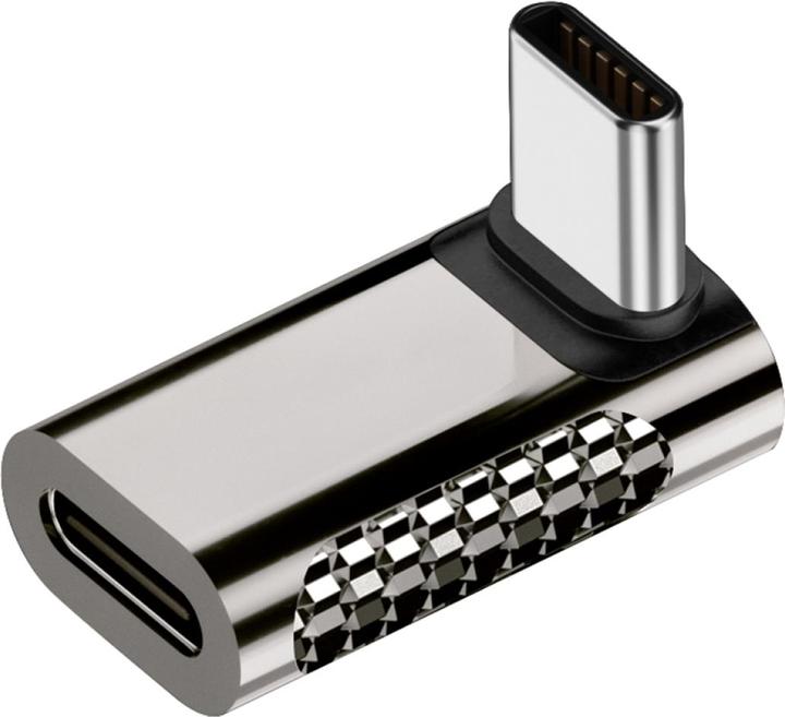 Actual product image PowerGuard Titan USB-C 90-degree angle up/down adapter 100W 20 GBit/s (USB)
