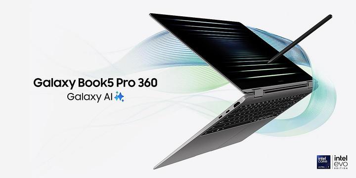 Produktbild Samsung Galaxy Book5 Pro 360 (16", Intel Core Ultra 7 256V, 16 GB, 512 GB, DE)