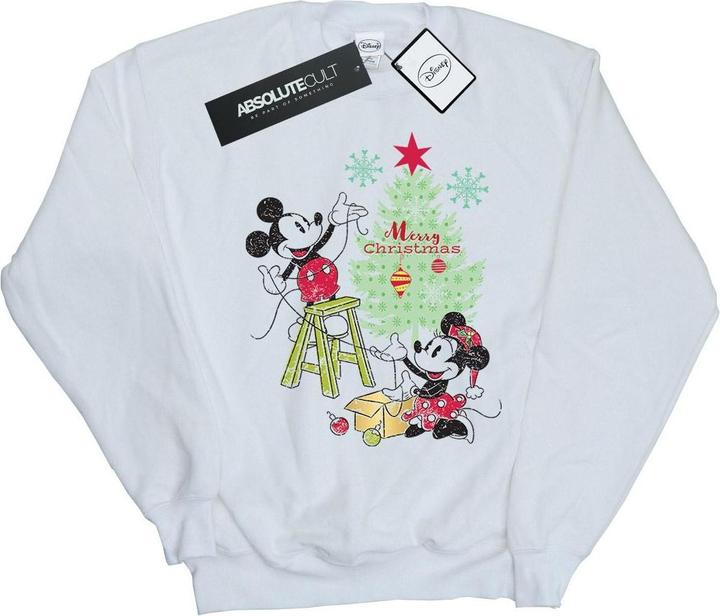Disney Mickey And Minnie Christmas Tree Sweatshirt Mädchen