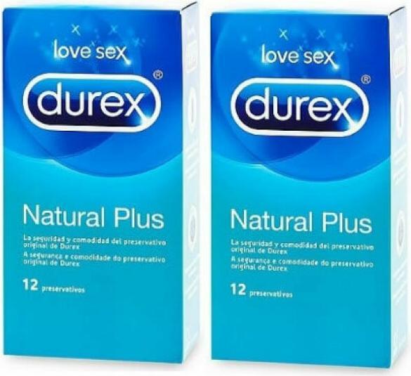 Image du produit Durex natural plus 2x12ud (24 pcs)