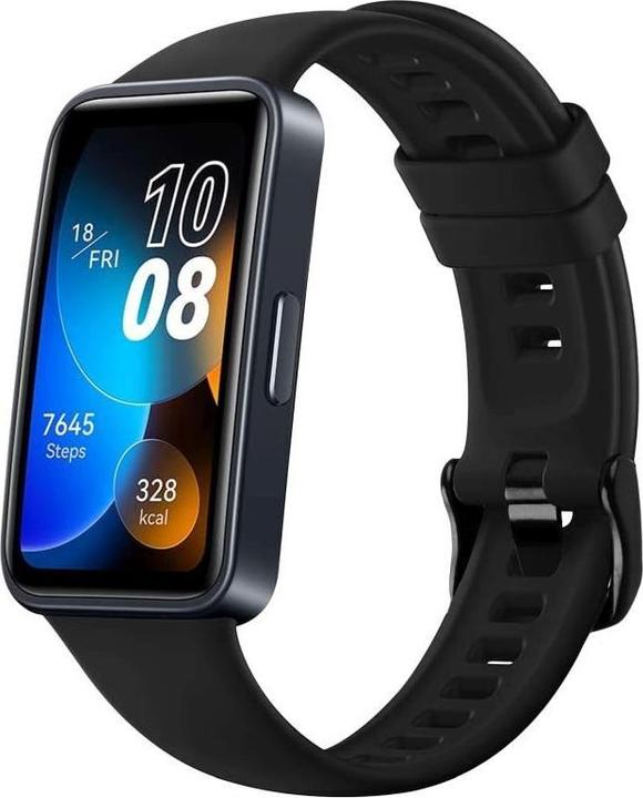 Fixed Silikonband für Huawei Band 8/9, schwarz (Silikon)