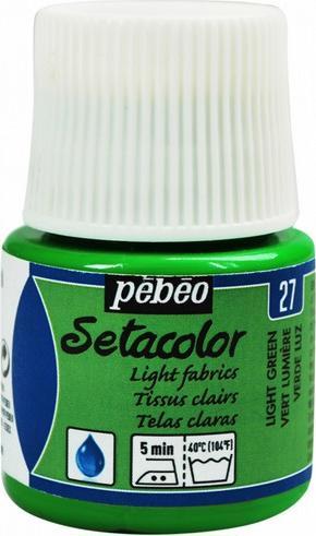 Actual product image Pebeo Setacolor Light Fabrics (Light green, 45 ml)