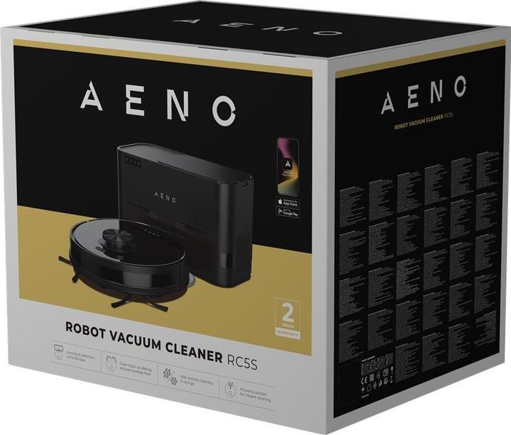 Produktbild Aeno Staubsauger Roboterstaubsauger RC5S Schwarz (Saugwischroboter)