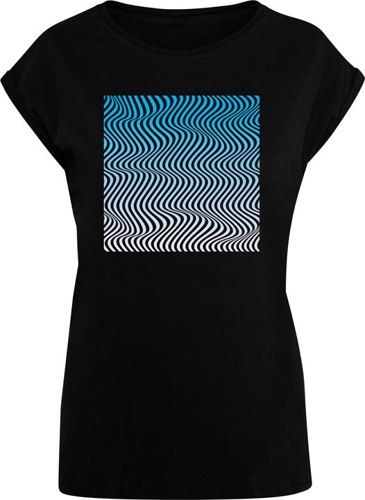 Merchcode Ladies Summer - Wavy Pattern T-Shirt - 112601 (XXL)