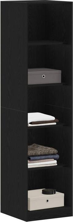 Immagine prodotto VidaXL Armadio in rovere nero 50x50x200 cm in truciolato (50 x 50 x 200 cm)