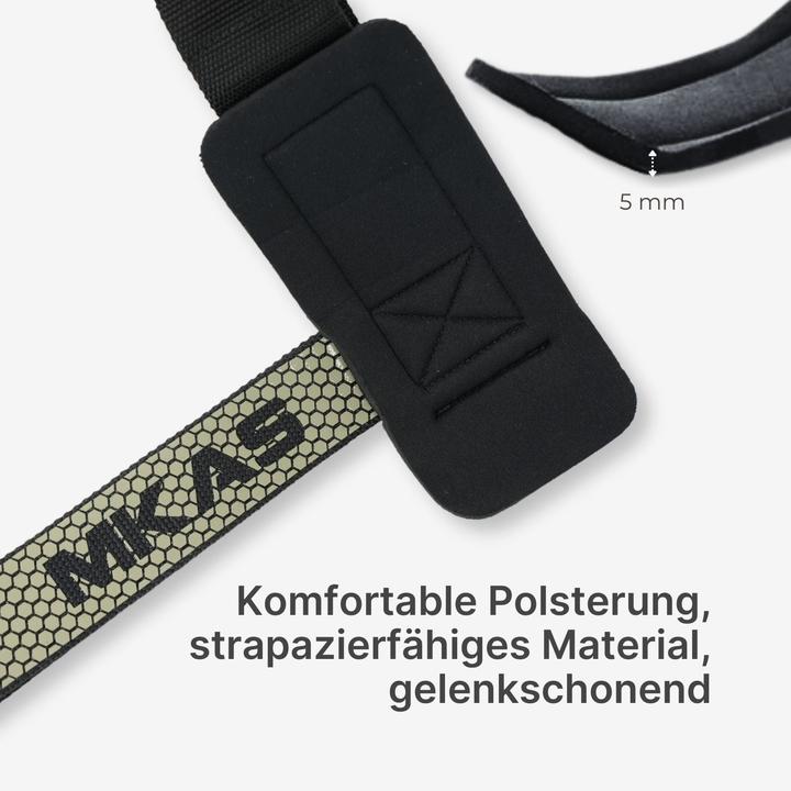 Produktbild Hermex Powerlifting-Straps Handgelenkbandage Handgelenkstütze Zughilfe