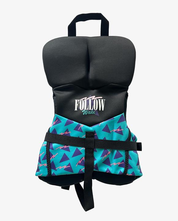 Actual product image Follow Grommy Cga Vest - Infant- Black/Teal - Boys (up to 14 kg)