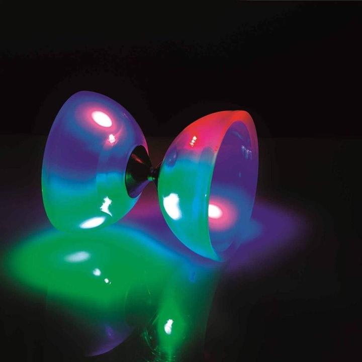 Actual product image Eureka! Diabolo with LED lighting and aluminum sticks