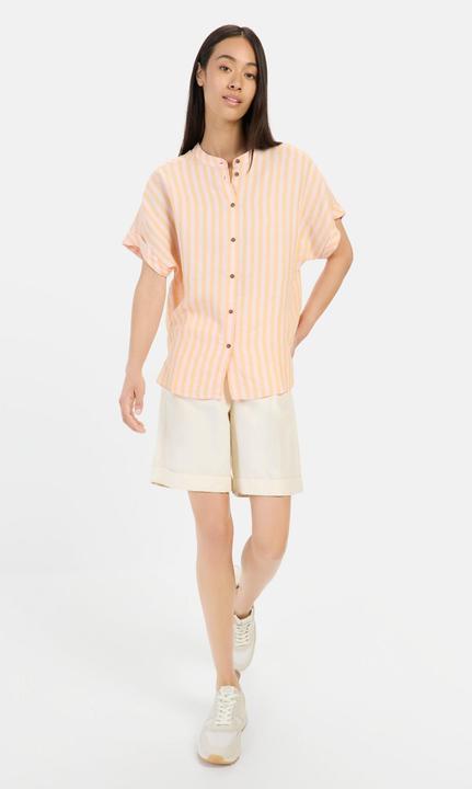 Immagine prodotto Camel Active Gestreifte Bluse aus Leinen-Lyocell-Mix (L)