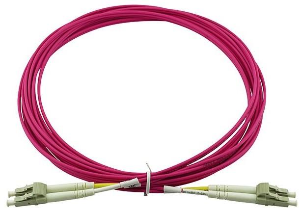 Actual product image BlueOptics Duplex fibre optic patch cable LC-LC multimode OM4 4 metres (4 m)