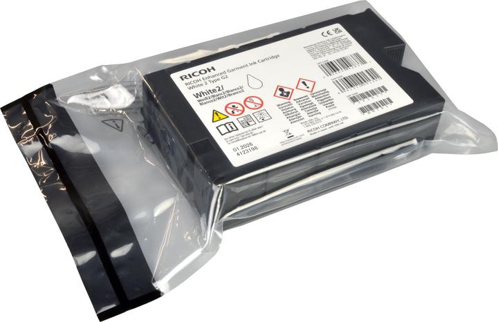 Actual product image RICOH 200 ml - white - original - garment ink cartridge (W)